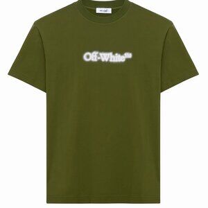 Off‑White c/o Virgil Abloh Spray Arrow Tee Olive Large